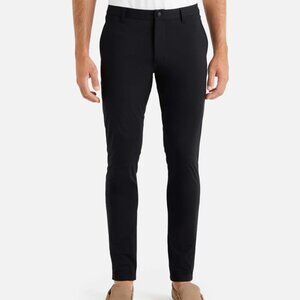 RHONE BLACK COMMUTER PANT SKINNY 30x31